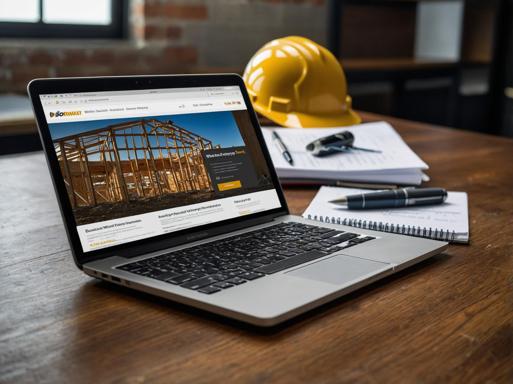 website design for roofing company